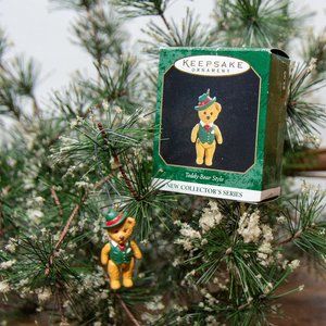 Teddy Bear Christmas Ornament